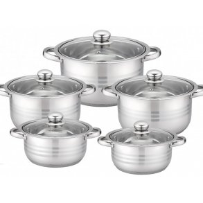 Grydes�t 10 stk med glasl�g fra Eisenbach