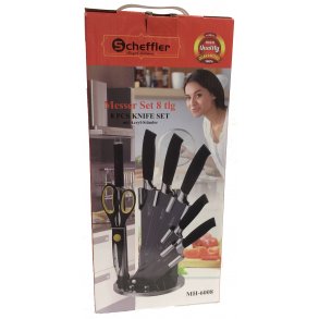 Knivs�t i blok 8 dele knivs�t i 