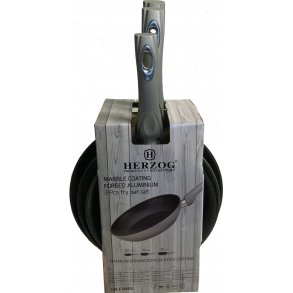 Herzog 3 stykker stegepande s�t