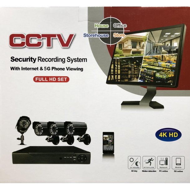 Kameraovervgningsst RoHS, CCTV