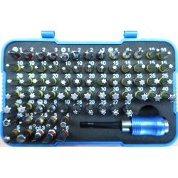 BATO 1/4" Bitsst farvering 71 dele.