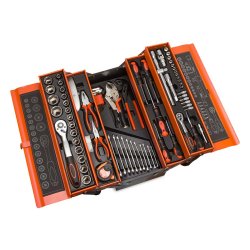 Professionel vrktjskasse fra hanSe i farven orange