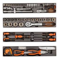 Professionel vrktjskasse fra hanSe i farven orange