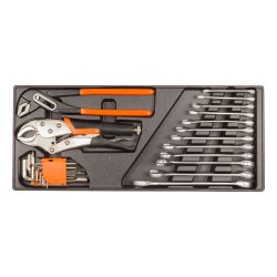 Professionel vrktjskasse fra hanSe i farven orange