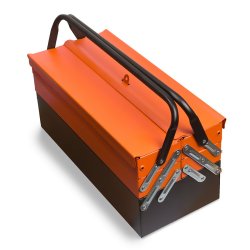 Professionel vrktjskasse fra hanSe i farven orange