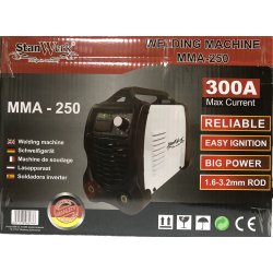 Svejseapparat, StanWerk MMA-250 m/tilbehr