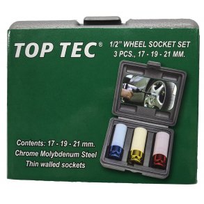 Top Tec St med 3 special toppe til alu flge.