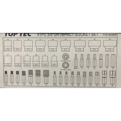 Top Tec impact toppe 3/8"