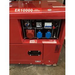 Dieselgenerator 10kW+Batteri E-Start Generator 2x220V+1x380
