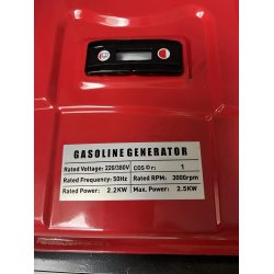  DM7500WW, 7 hk, 2,5 kW, 8 timer, 4 takter, Benzingenerator